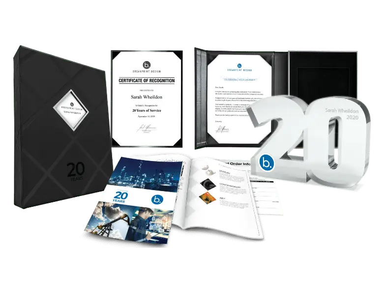Personalized Deluxe Box With Recognition Package & Gift