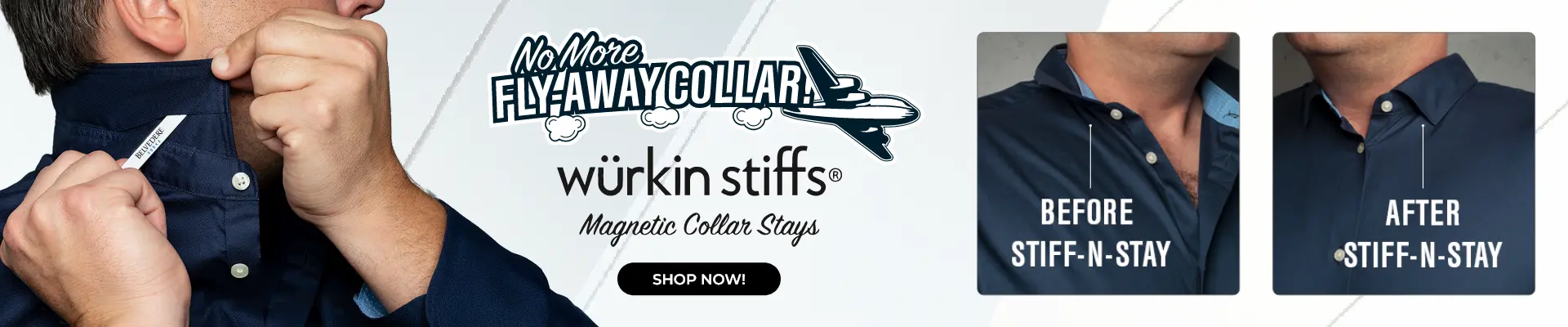 Wurkin Stiffs - Magnetic Collar Stays